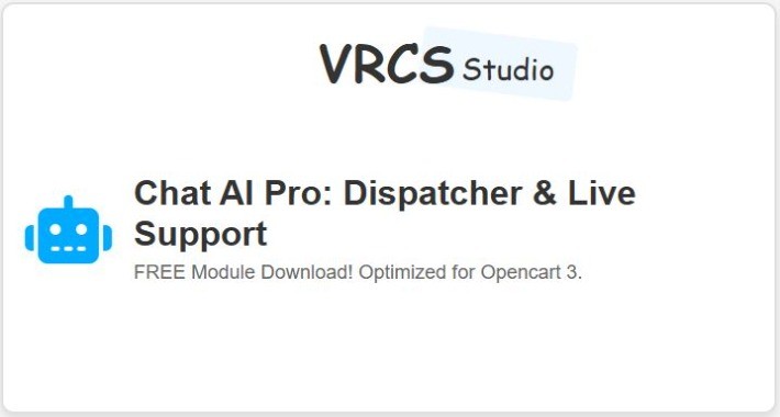 Chat2Cart: VRCS – AI & Live Sales Assistant (OC 3.x)