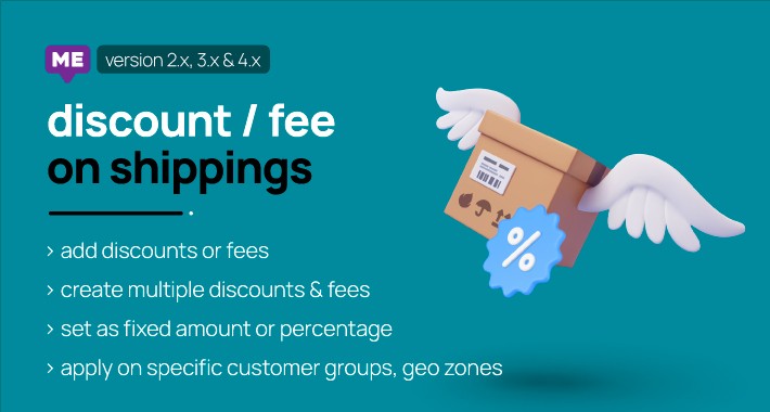 Discount/Fee on Shipping