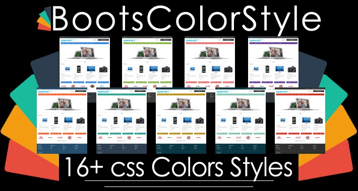 Bootswatch colors for your OpenCart Store