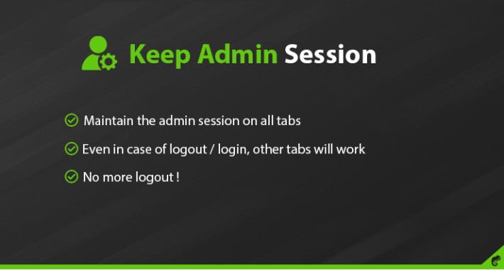 Keep Admin Session