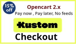 Kustom checkout opencart 2