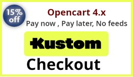Kustom checkout opencart 4