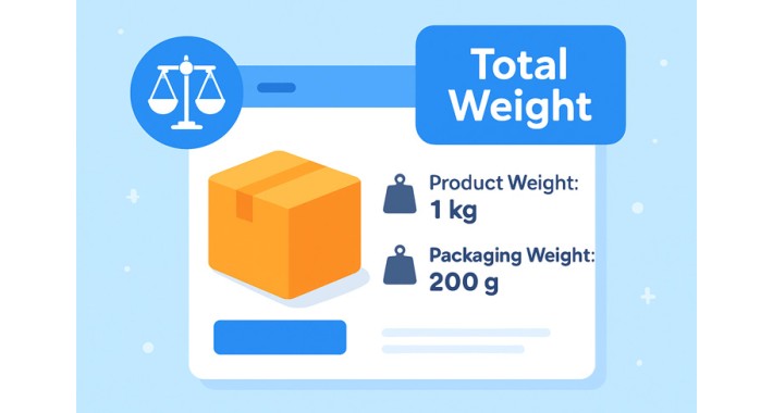Cart Total Weight Display