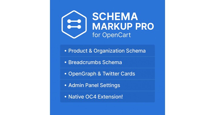 Schema Markup Pro for OpenCart