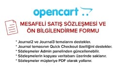 Mesafeli Satış Sözleşmesi OCMOD