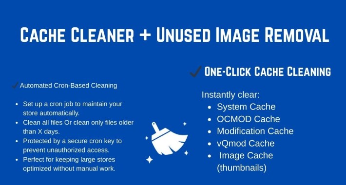 Cache Cleaner + Unused Image Remover
