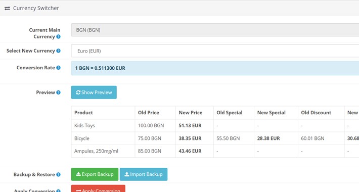 Smart Currency Switcher (Default Currency Change)
