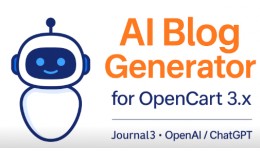 AI Blog Generator for OpenCart 3.x ve 4.x  (Jour..