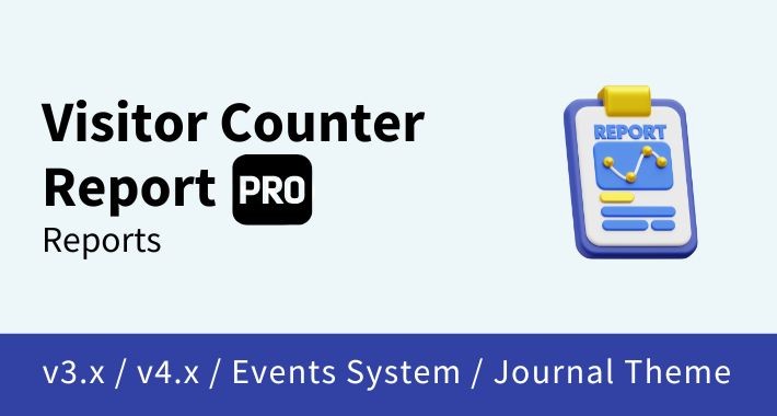 Visitor Counter Report Pro
