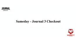 Sameday Courier - Journal 3 Checkout fix