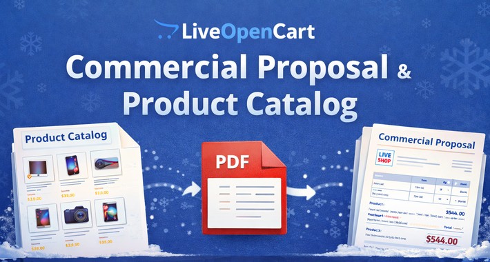 LiveOpencart Offer and Product Catalog (PDF) LiveOpencart Offer and Product Catalog (PDF)