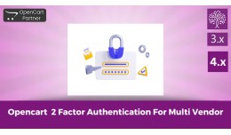 OpenCart 2 Factor Authentification for  Multi Ve..