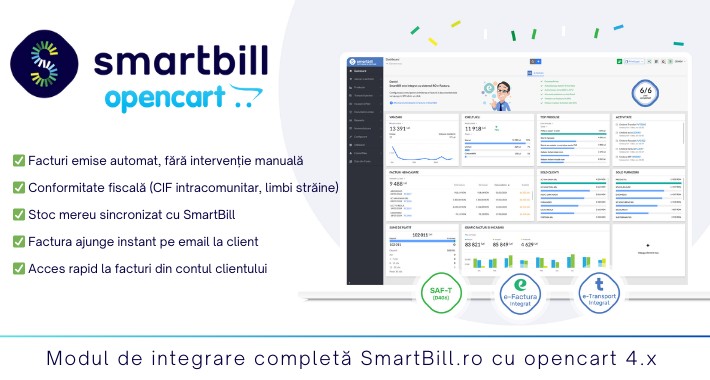 SmartBill - Integrare facturare și gestiune Opencart 4.x