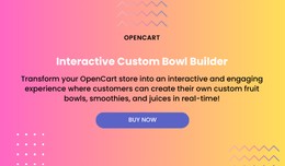 Interactive OpenCart Custom Bowl Builder (OCMOD)