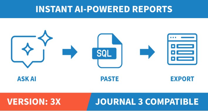 SQL Report writer based on AI generated SQL