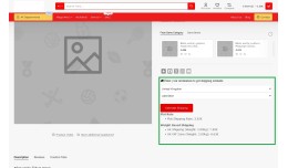 Shipping estimator view on product page.