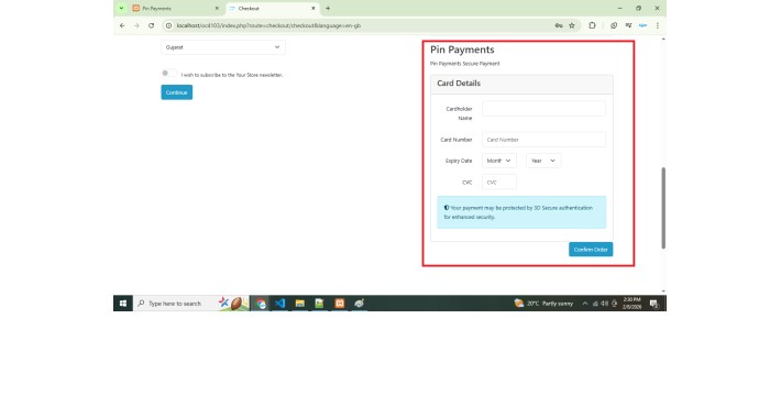 Pin Payments payment Gateway