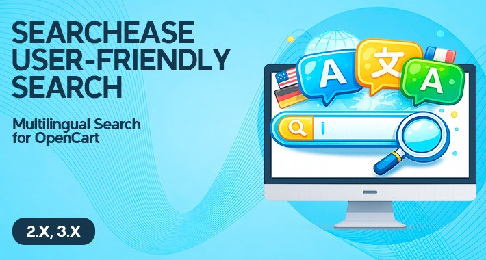 SearchEase — Multilingual Search for OpenCart