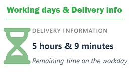 Order On Time / Working Times & Delivery Est..