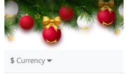Christmas Animated Balls only in December