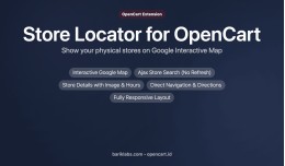 Store Locator OpenCart [with google interactive ..