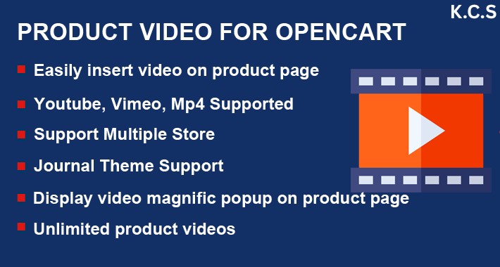 Product Video for OpenCart
