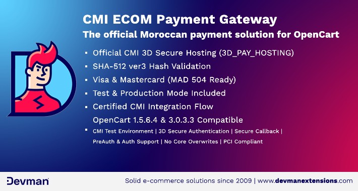 CMI ECOM Payment gateway