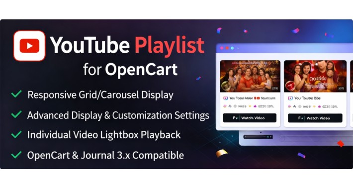 YouTube Playlist Module