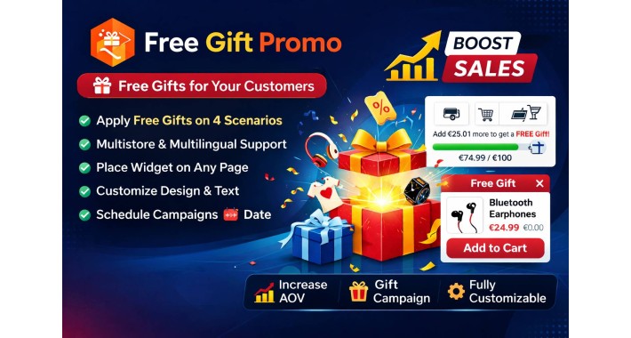Free Gift Promotion: Boost Sales with Automatic Gift Rewards App