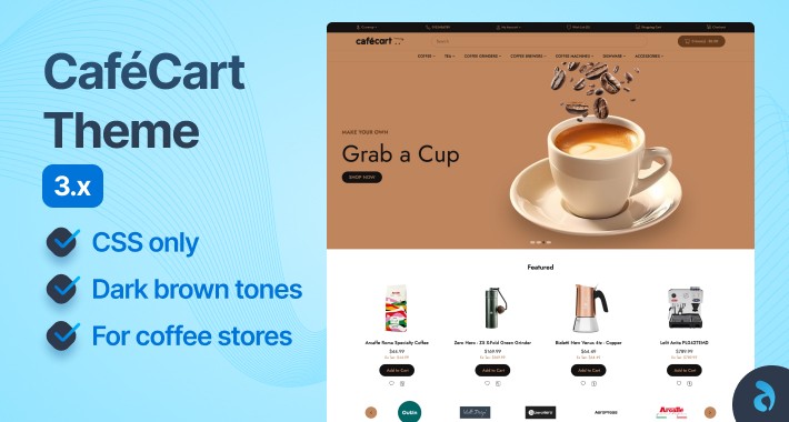 Antropy CaféCart Theme