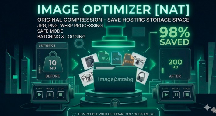 Image Optimizer [NAT]: Compress originals & remove unused