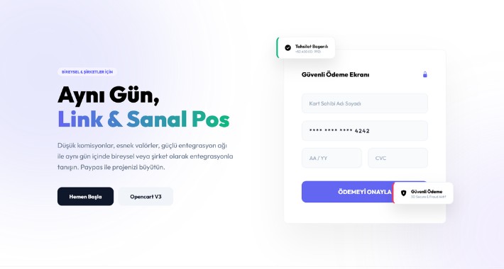 Paypas Sanal Pos Ücretsiz Hazır Opencart Modülü