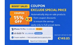 Exclude Products with special price from Coupon ..