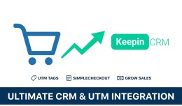 KeepinCRM Sync + UTM Tags & SimpleCheckout