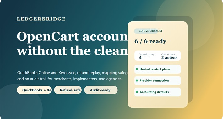 LedgerBridge for OpenCart
