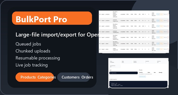 BulkPort Pro for OpenCart