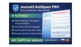 Journal3 AntiSpam PRO (Form Protection + Bot Shi..