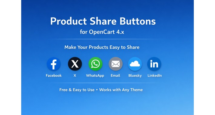 Product Share Buttons