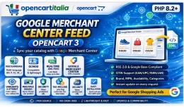 Google Merchant Center Feed Opencart 3