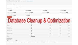 Database Cleanup & Optimization OC3.x