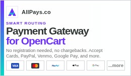 AllPays.co OpenCart Payment Gateway