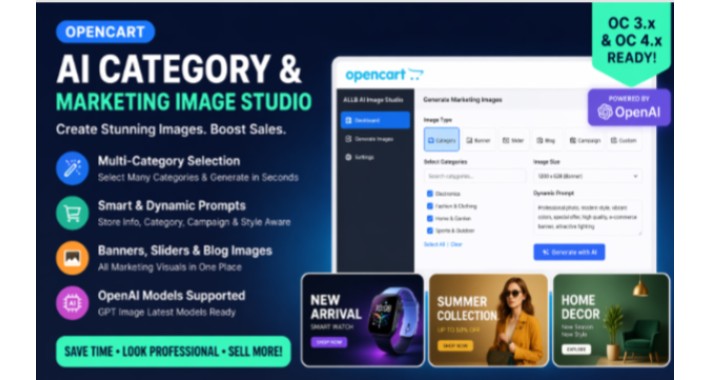 ALLB AI Category & Marketing Image Studio