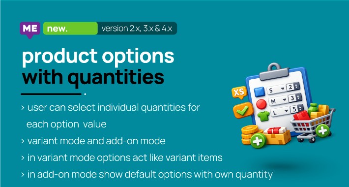 Product Options with Quantities
