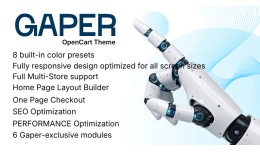Gaper - OpenCart 4 Theme.