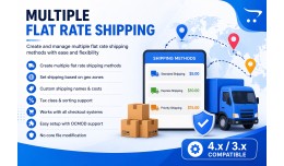 Multiple Flat Rate – 10 Shipping Options