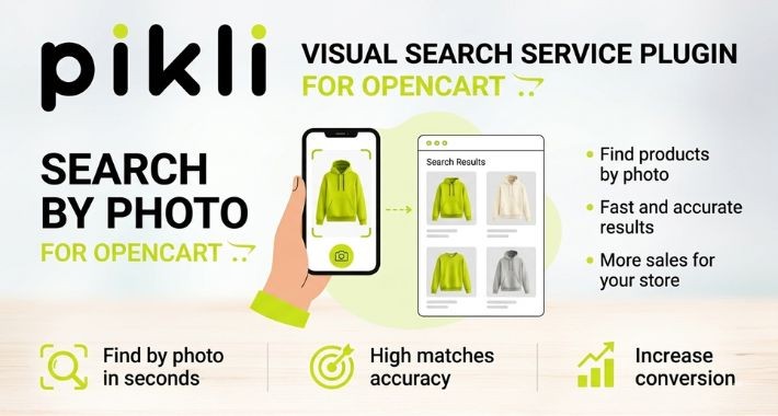 Pikli — Visual Search for OpenCart That Sells.