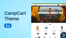 Antropy CampCart Theme