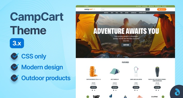 Antropy CampCart Theme