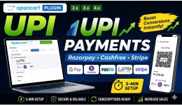 OpenCart UPI Payment Gateway – Razorpay, Cashf..