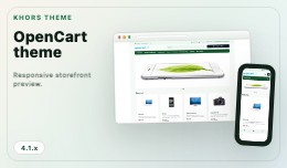 Khors - Modern OpenCart Theme